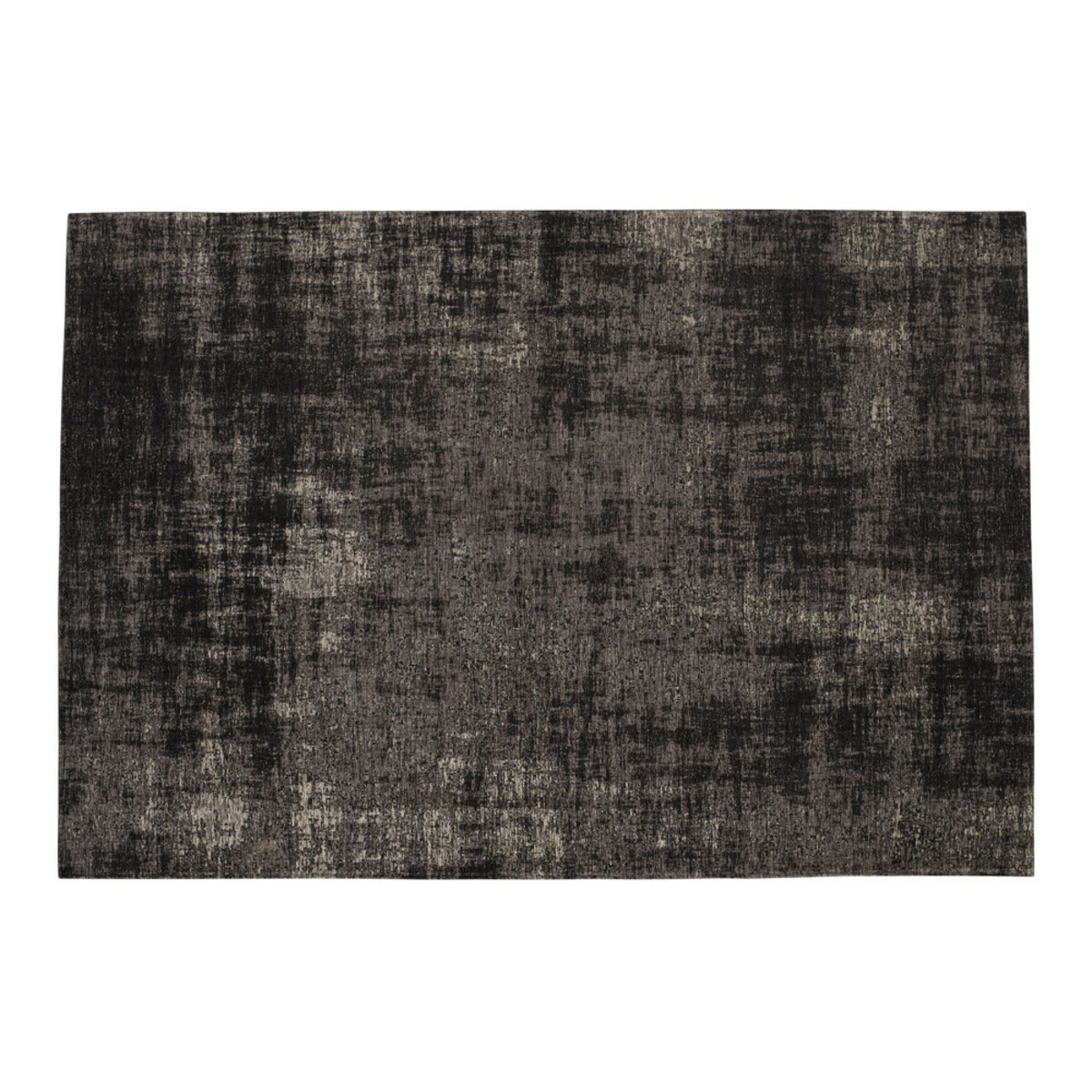 Alfombra negro con motivos jacquard, OEKO-TEX® 155x230