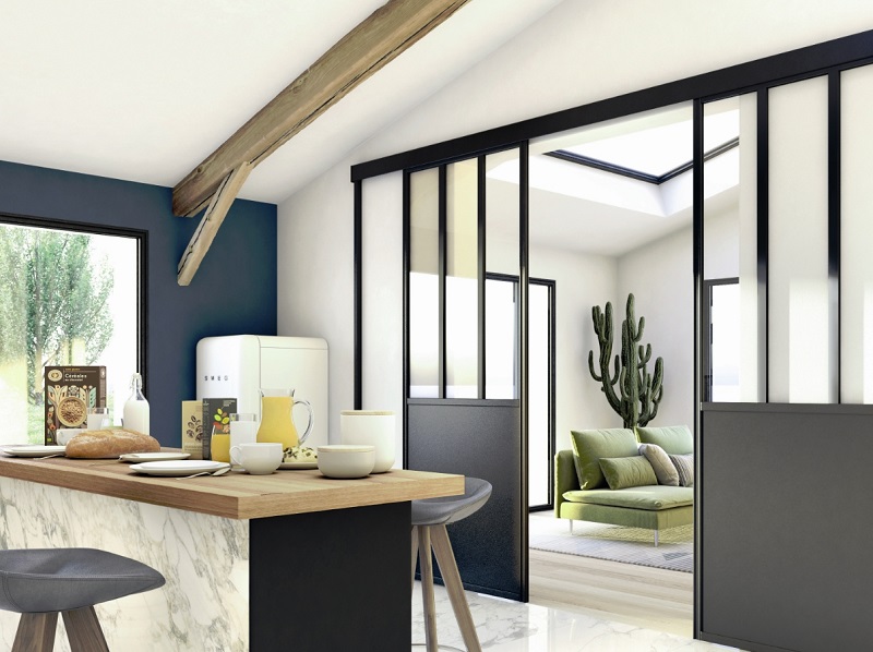 Ambiance Dressing: la verrière interior ilumina los espacios