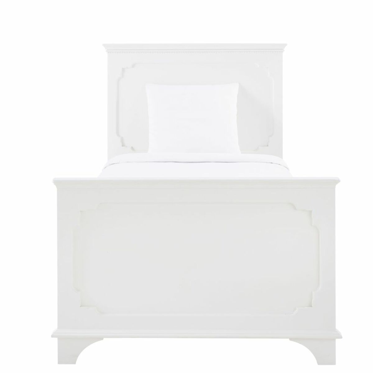 Cama blanco roto 90x190 Idylle