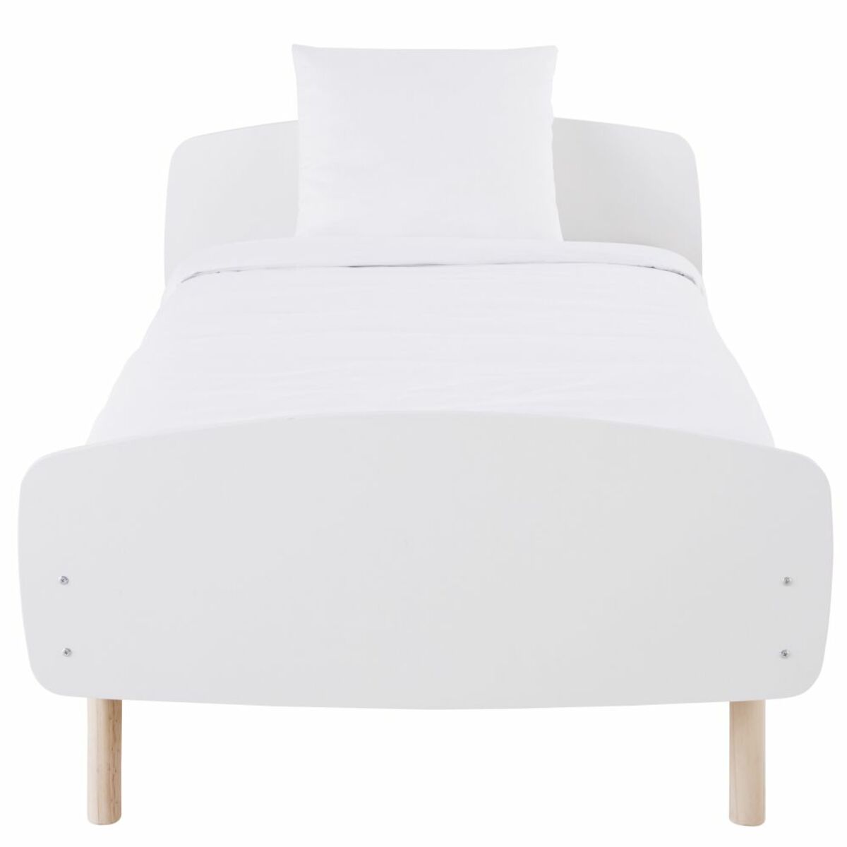 Cama evolutiva infantil 90x140/190 blanca Nuage