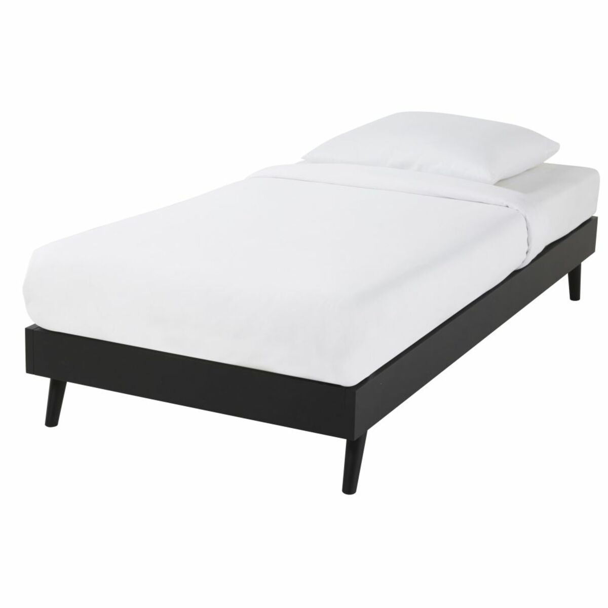 Cama negra 90x190 Sixties