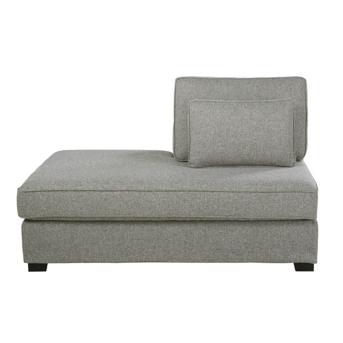 Chaise longue izquierda gris jaspeado Milano