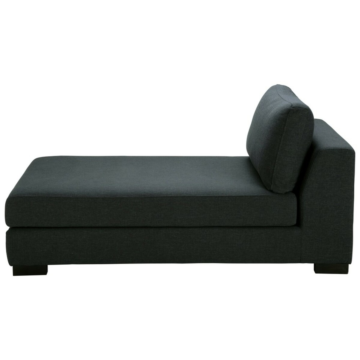 Chaise longue modulable gris antracita Terence