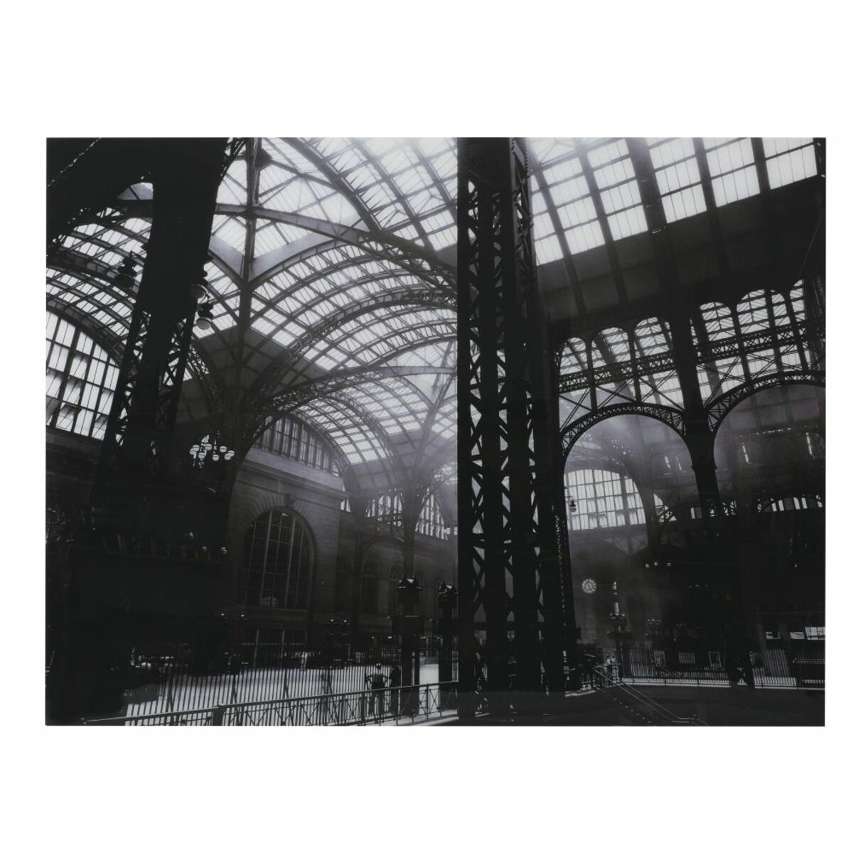 Cuadro de foto de plexiglás blanco y negro 160x121
