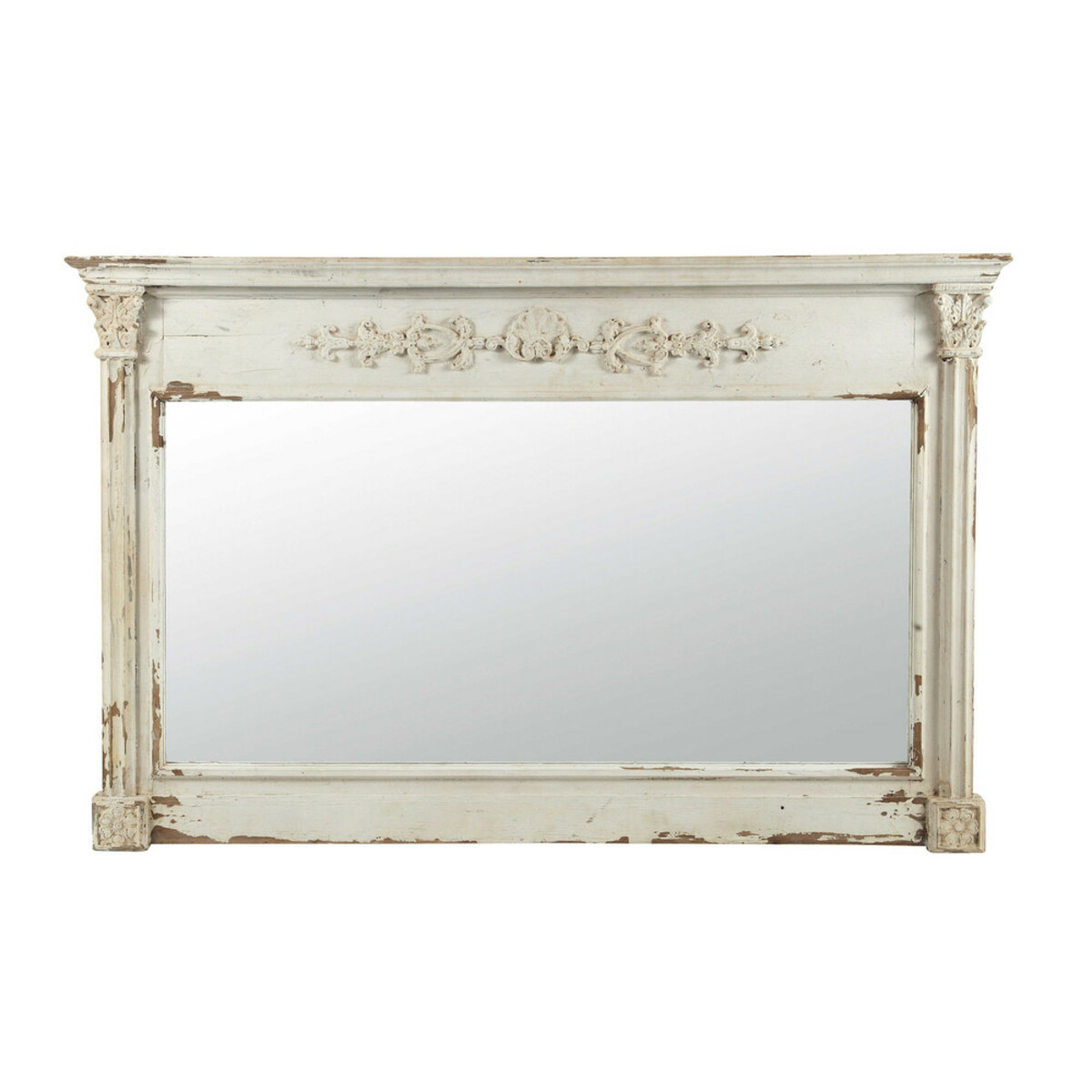 Espejo de abeto blanca 150x97