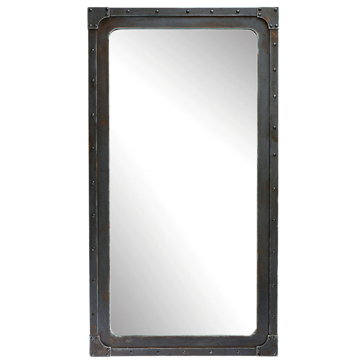 Espejo de madera con efecto de metal Al. 167 cm GUSTAVE