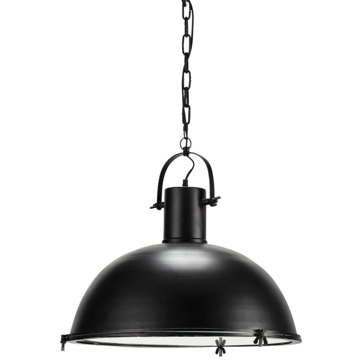 Lámpara de techo de metal negro D.58 