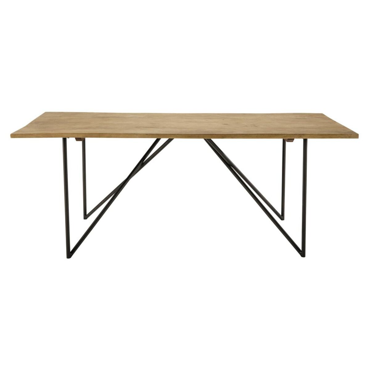 Mesa de comedor de mango macizo An. 200 cm