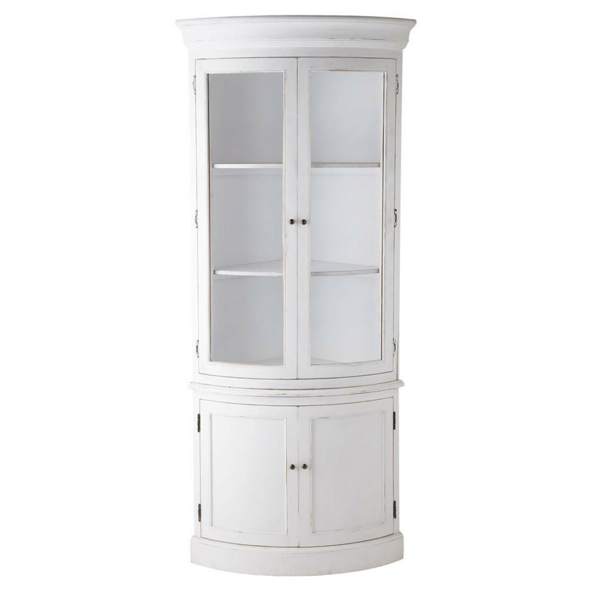 Mueble esquinero de madera blanca An. 68 cm Sologne