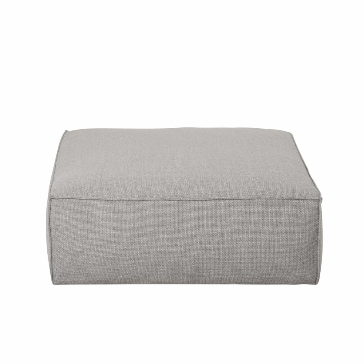 Puf para sofá modular gris