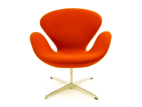Silla Swan Arne Jacobsen - Naranja
